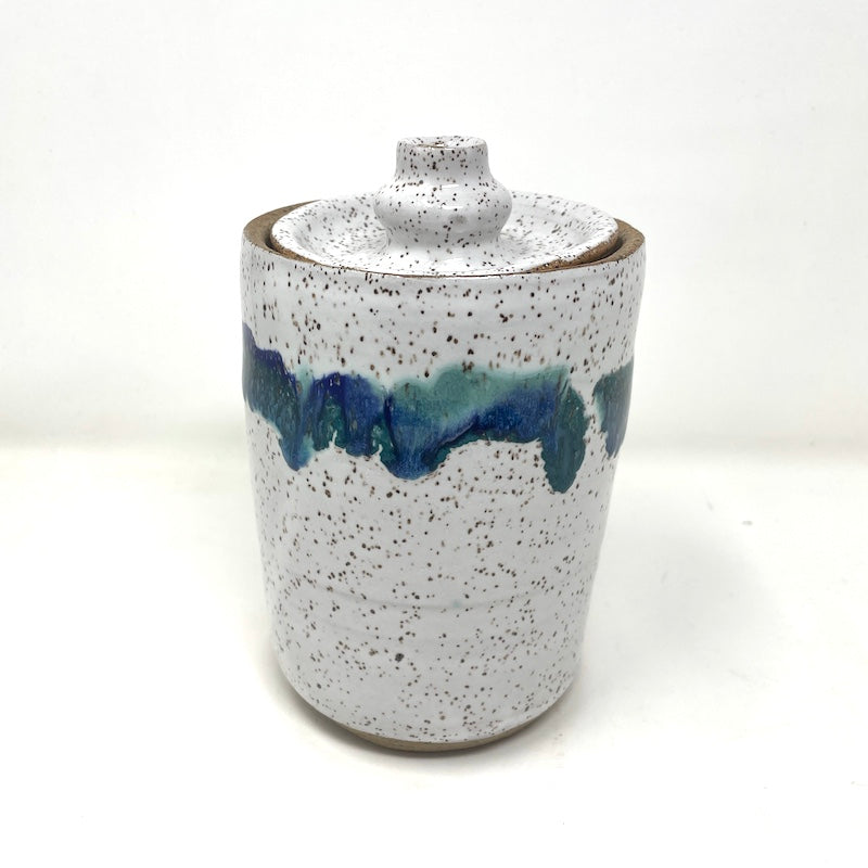 Canister - Speckle Blue Drip