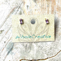 Studs - Lavender Crystal