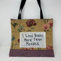 Tote Bag - I Love Books More Than People