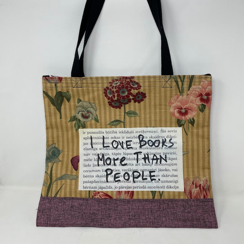 Tote Bag - I Love Books More Than People