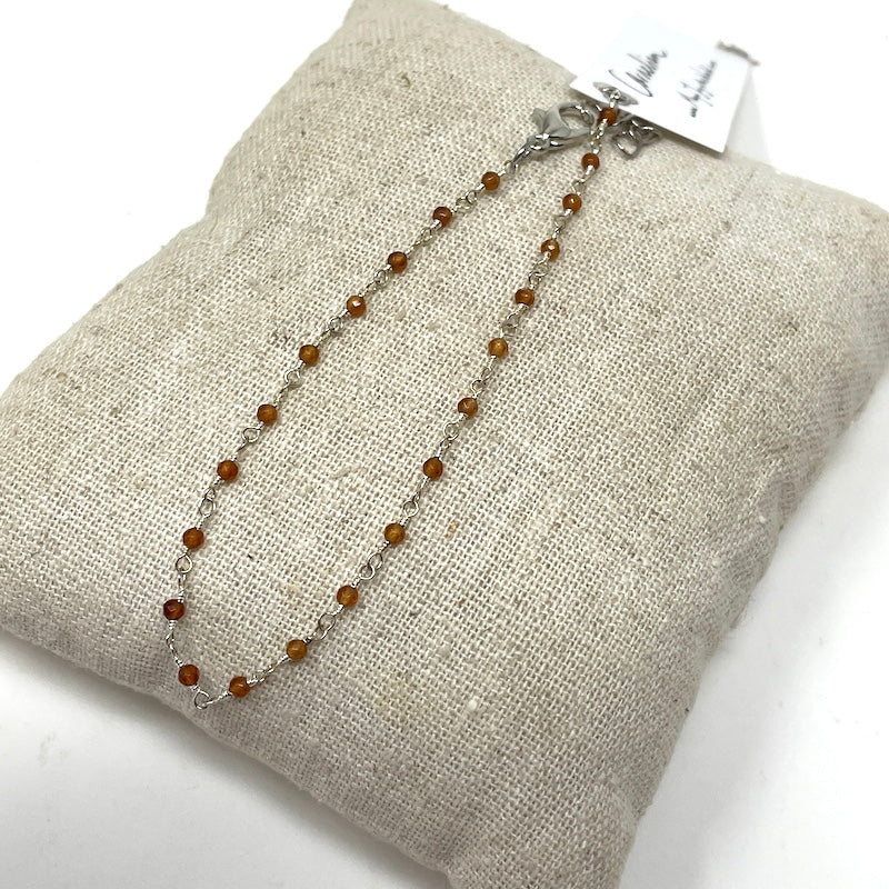 Gemstone Bracelet - Silver
