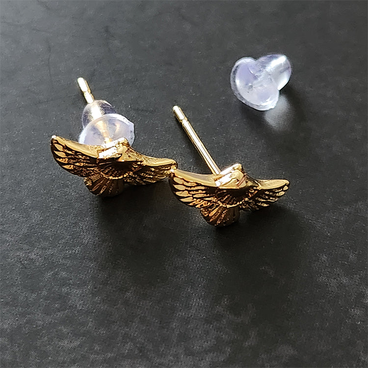 Earrings - Angel wing studs