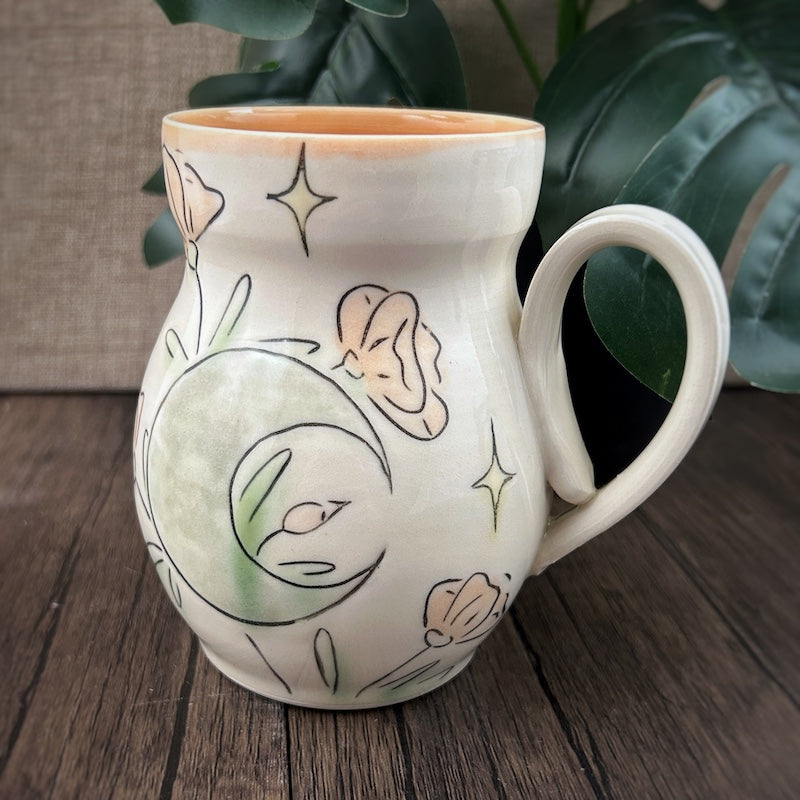 Curvy Coffee Mug - moon