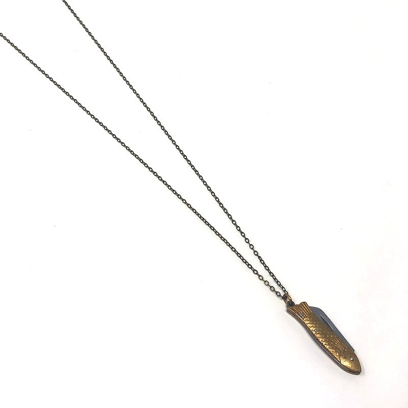 Necklace - Pocket Knife | Fish
