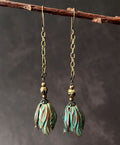 Earrings - Tulip drop