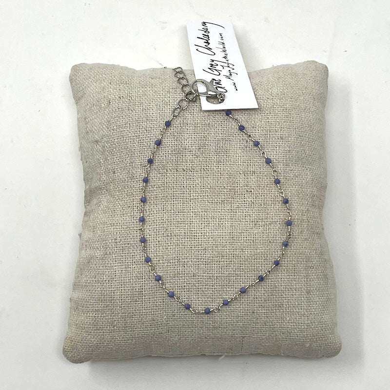 Gemstone Bracelet - Silver