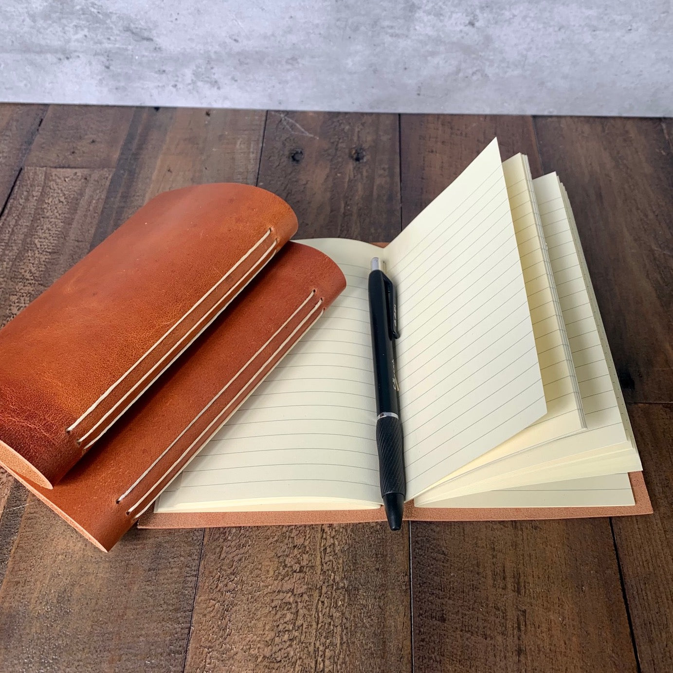 Leather Jotter - Caramel | Small