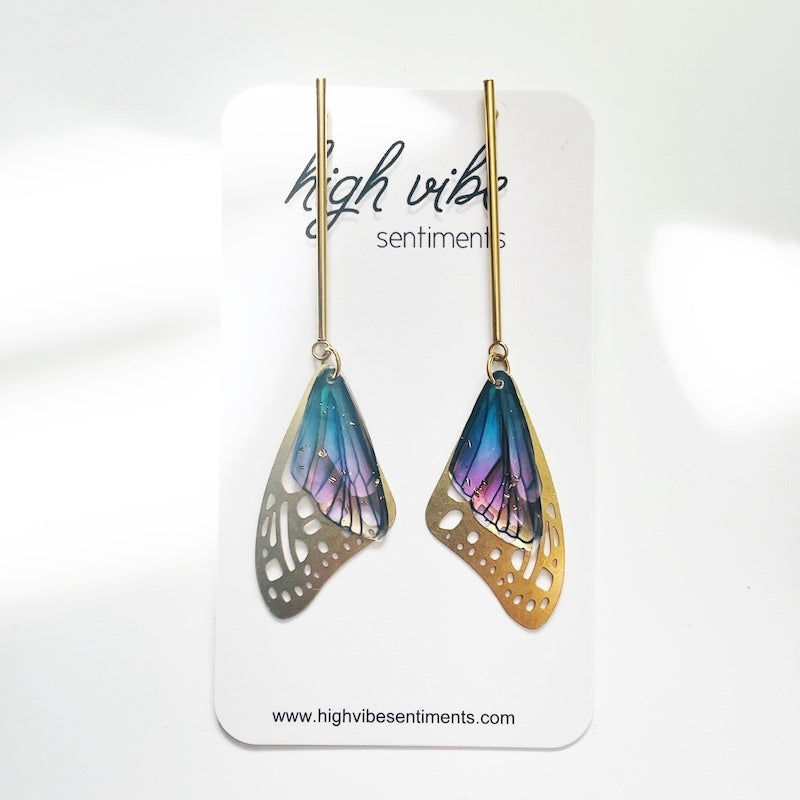 Studs - Butterfly Wing Dangles