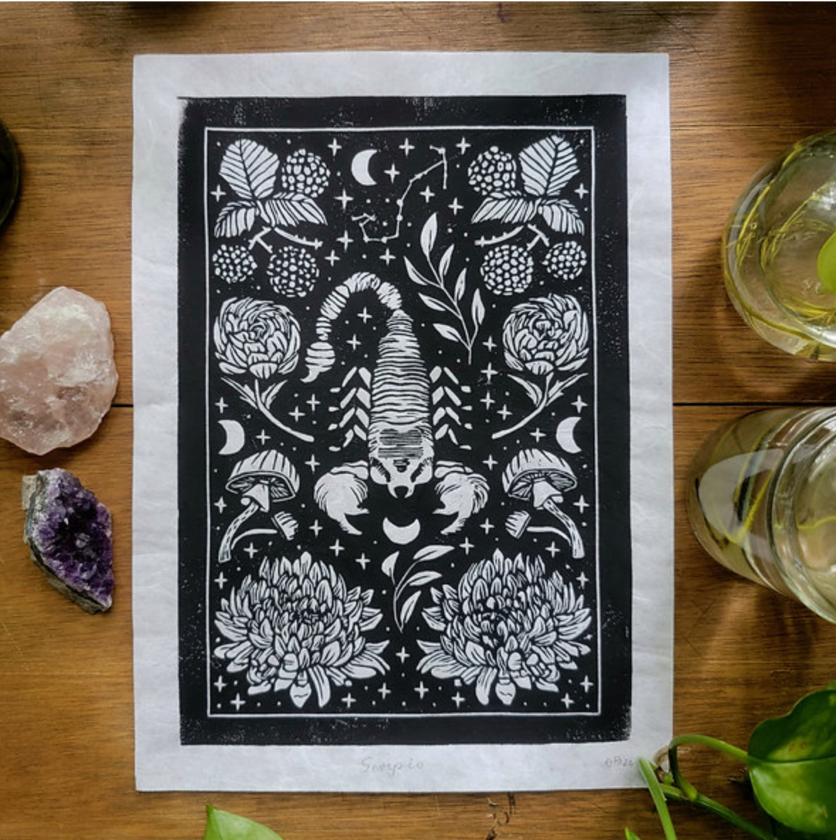 Block Print - Zodiac