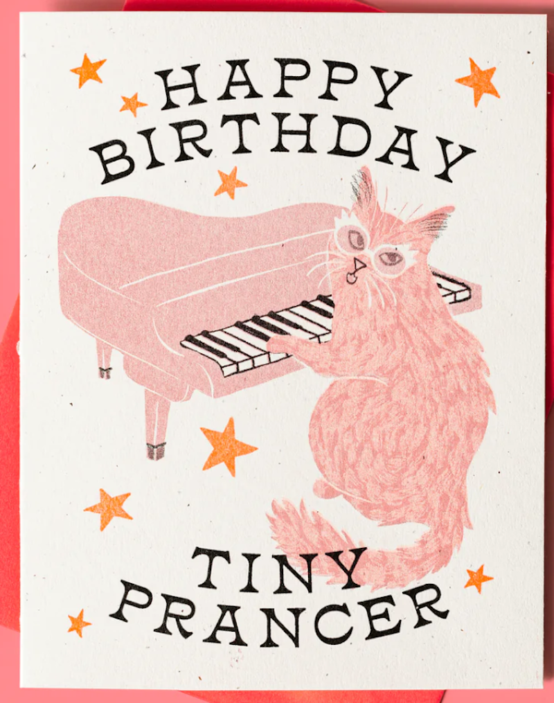 Card - Happy Birthday Tiny Prancer