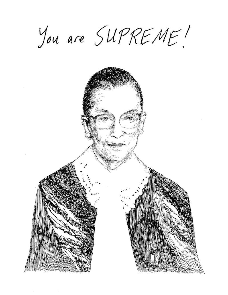 Card - You are supreme (RBG)