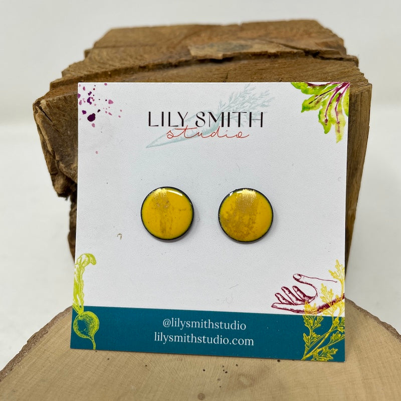 Dot Enamel Studs