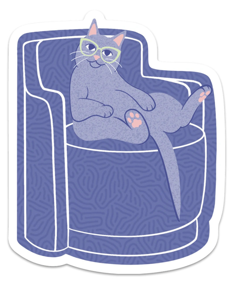 Sticker - Feline Groovy
