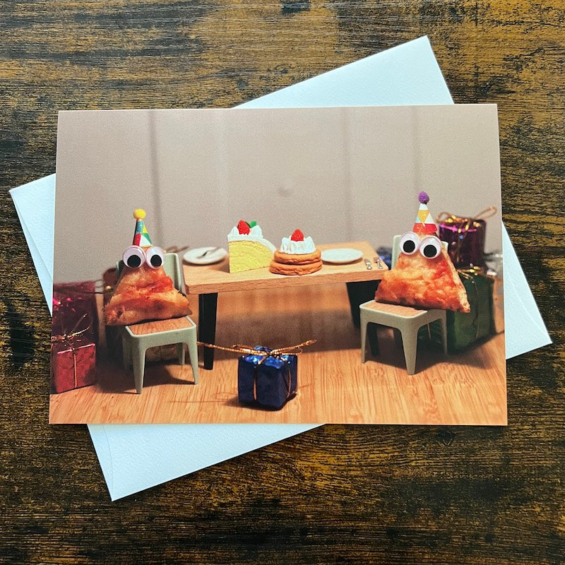 Card - Did someone order a pizza party?