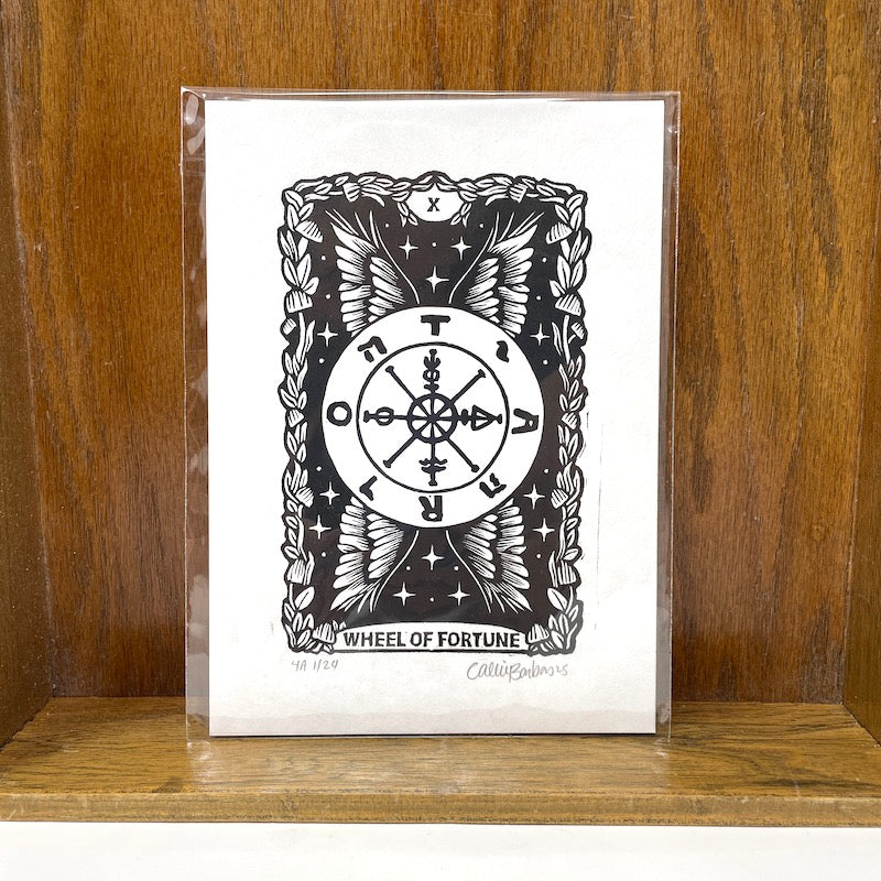 Block Print - Tarot Card