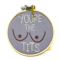 4" Hoop - You're the Tits