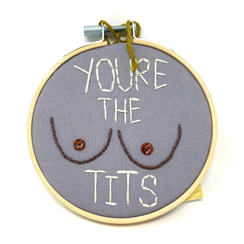 4" Hoop - You're the Tits