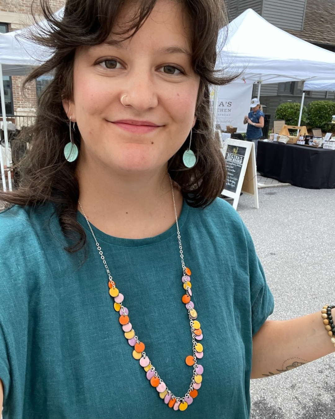 Enameling Jewelry | Spring Flowers Earrings - March 21
