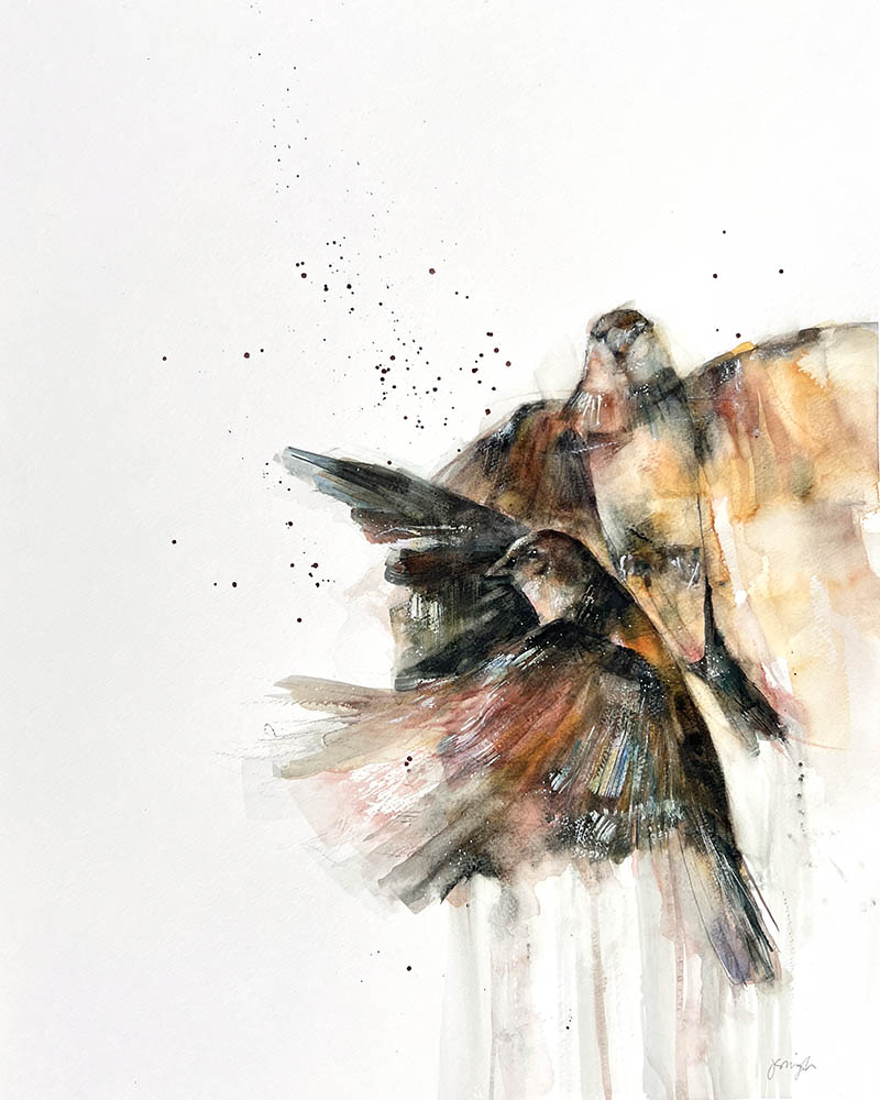 Art Print - Hand over my heart