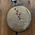 4" Hoop - Wildflowers | Gold or Gray