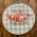6" Hoop - Fly Light Little Bird