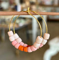 Earrings - Hoop Java Beads