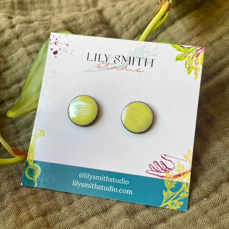 Dot Enamel Studs