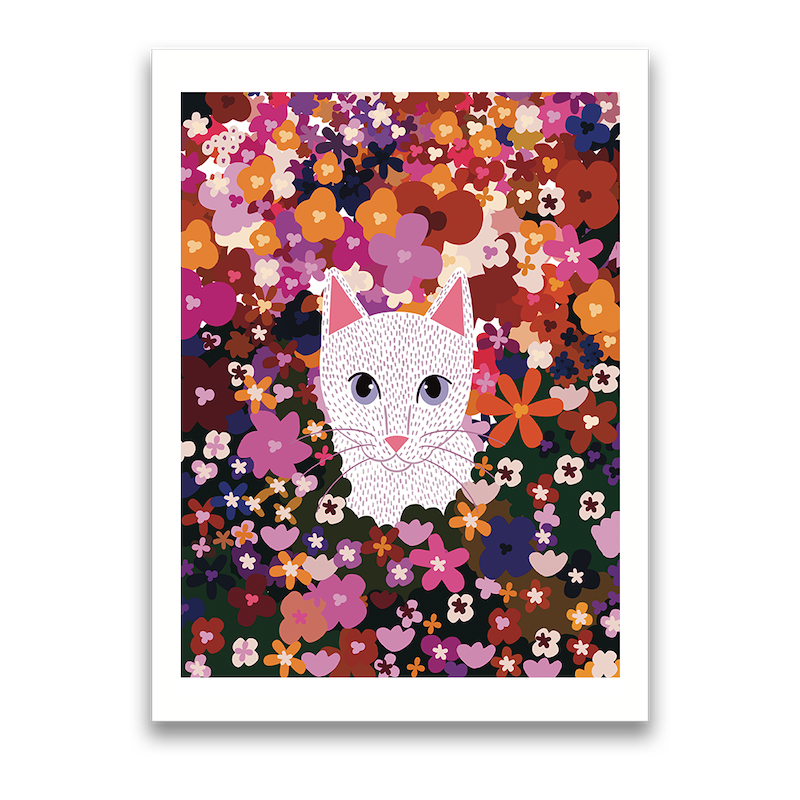 Print - Solstice Kitten 5x7