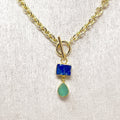 Necklace - Chunky Lapis + Aventurine
