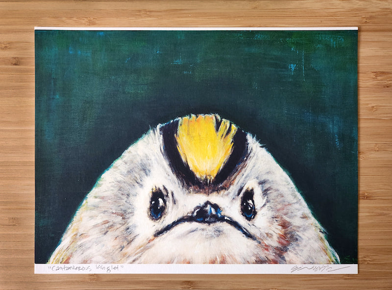 Print - Cantankerous Kinglet