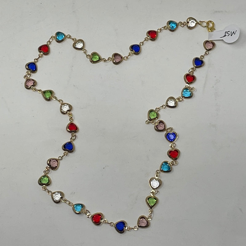 Necklace - Multi Heart