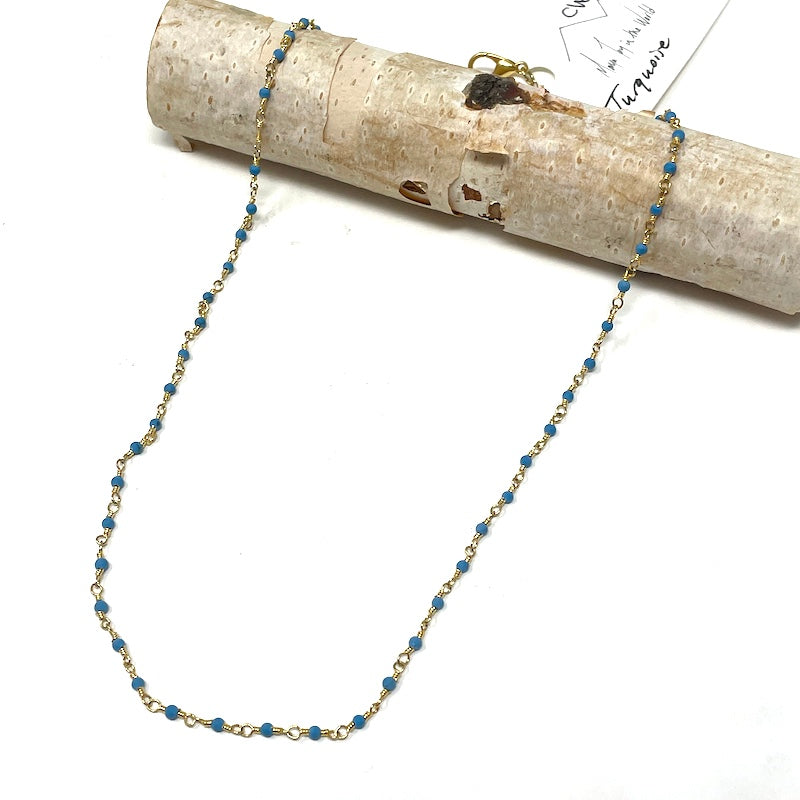 Gemstone Choker - Gold