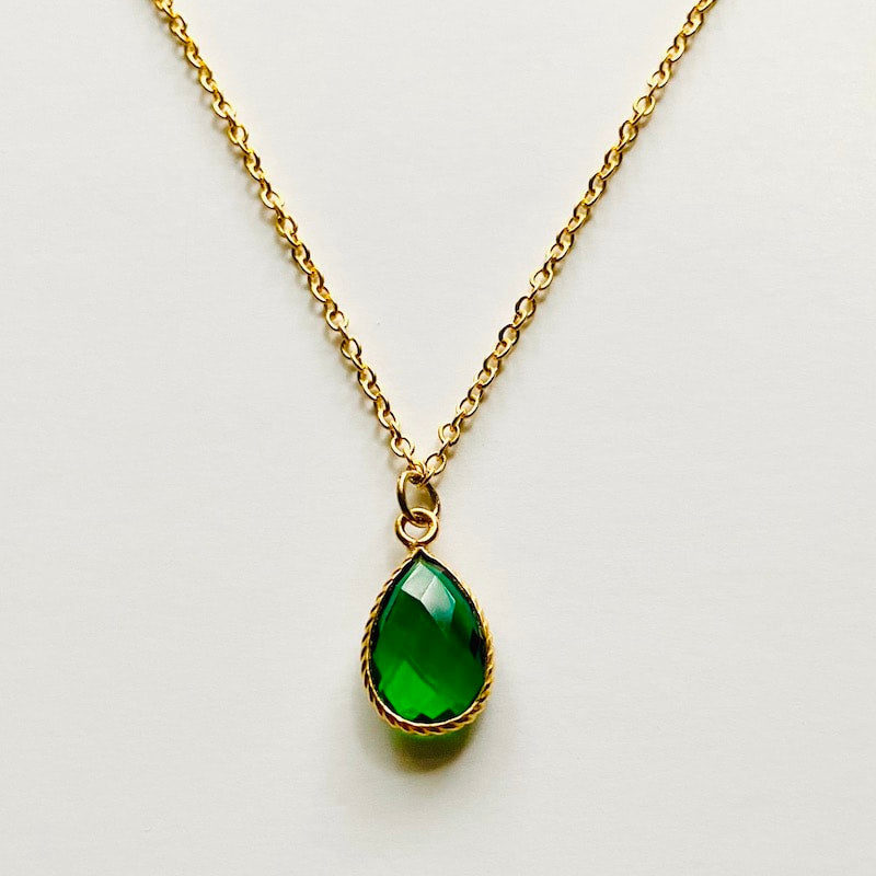 Birthstone Necklace - Gold