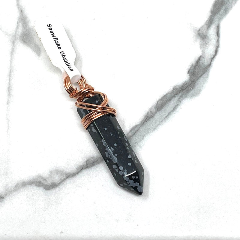 Pendant - Snowflake Obsidian