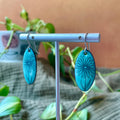 Sea Foam Green Daisy Doodle Earrings