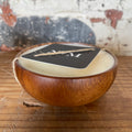 Wood Candle Bowl