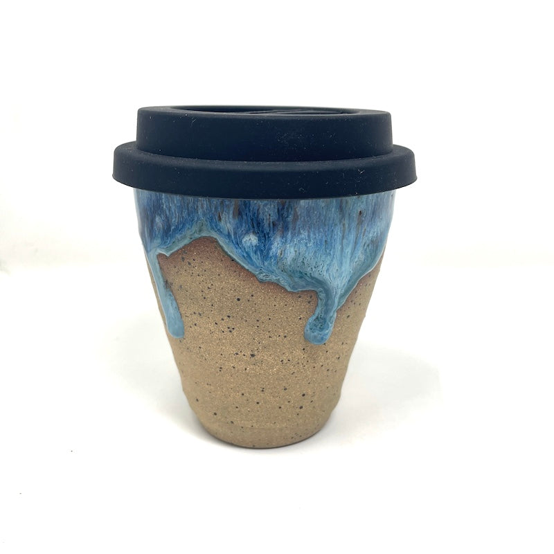 To-Go Mug - Aqua Drip Wave