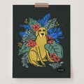 Print - Garden Dog