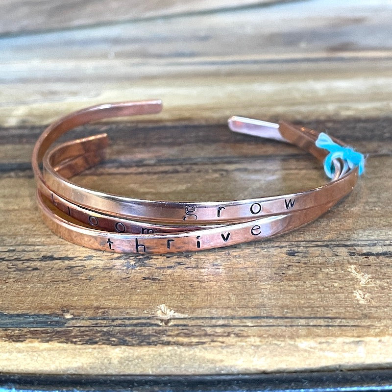 Copper Bracelet Trio