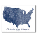 US Rivers | Blue