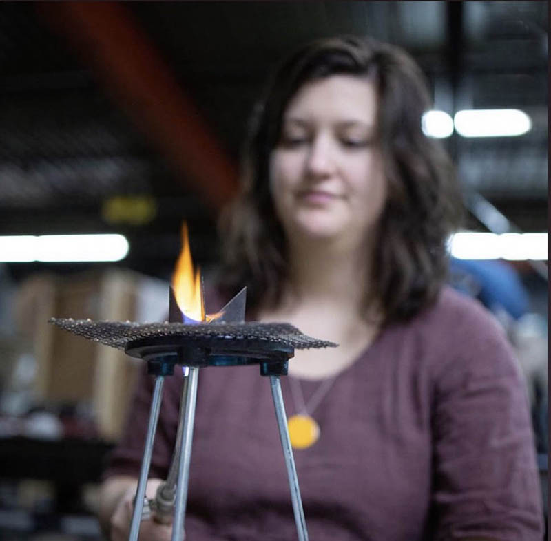 Enameling Jewelry | Spring Flowers Earrings - March 21