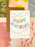 Card - Happy Birthday Banner