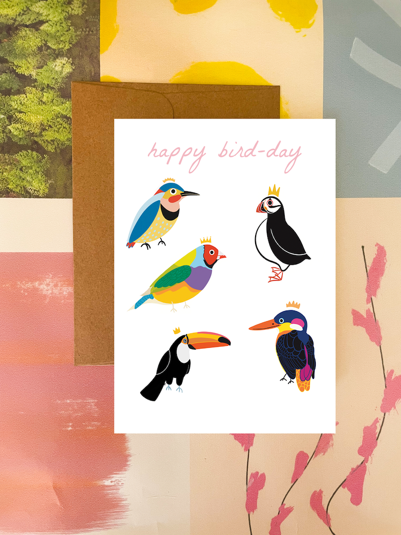 Card - Happy Bird-Day