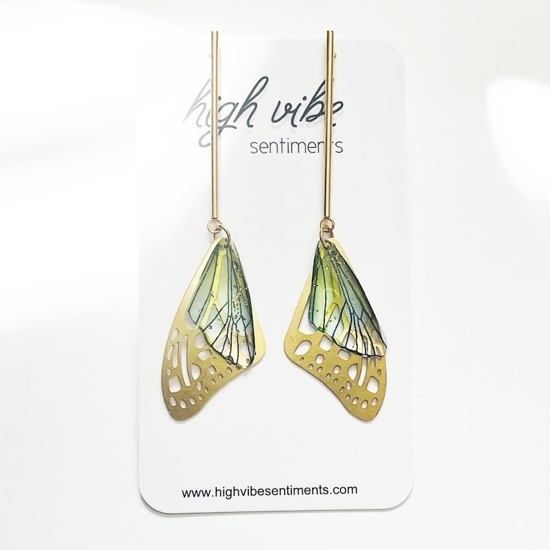 Studs - Butterfly Wing Dangles