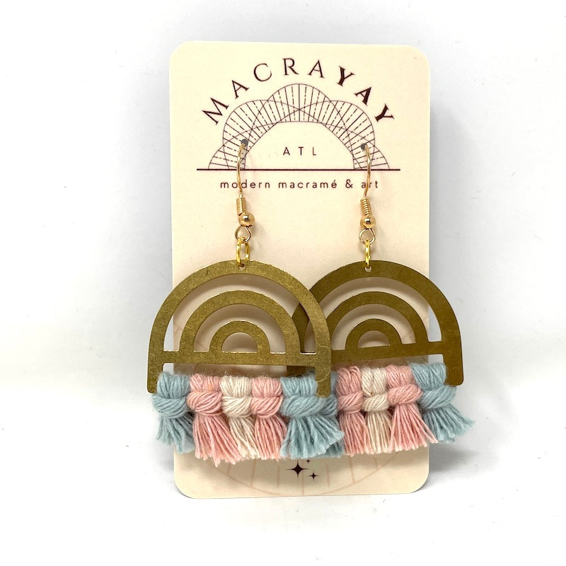 Earrings - Arches | Brass