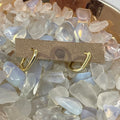 Earrings - Rectangle Huggies