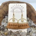 Earrings - Brass Sun