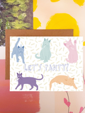 Card - Let's Pawty