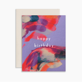 Card - Happy Birthday (Orchid)