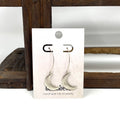 Earrings - Moon Dangles (Pewter)